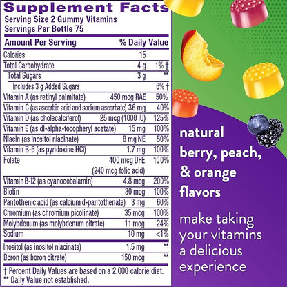 Vitafusion MultiVites Gummy Multivitamins, Swisspers Premium 300 Count