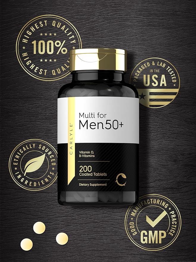 Carlyle Multivitamin for Men Over 50 Plus 200 Count