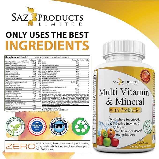 Whole Foods Multivitamin for Women & D3 & 90 Tablets