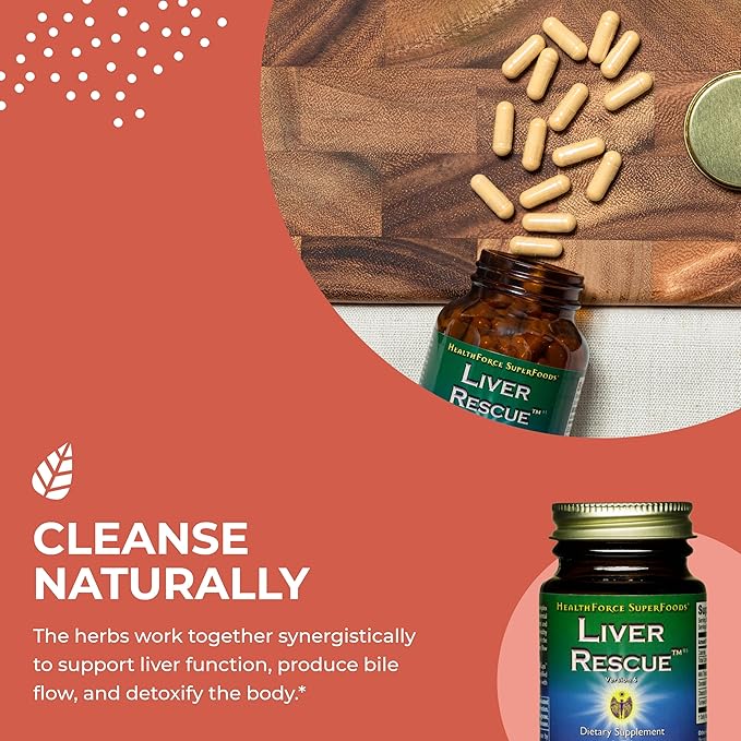 HEALTHFORCE SUPERFOODS Liver Rescue 30 Capsules