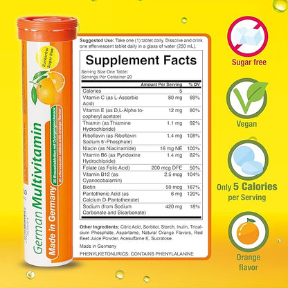German Multvitamin 10 Vitamins 40 Vegan