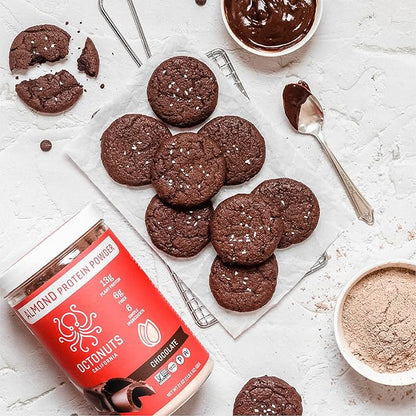 Chocolate Almond Protein Powder, 21 Ounce, 13g Plant 17 Servings