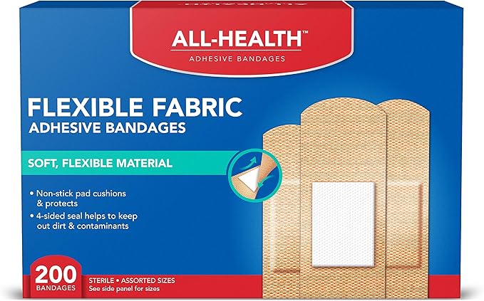 All Health Adhesive Fabric Bandages, 200