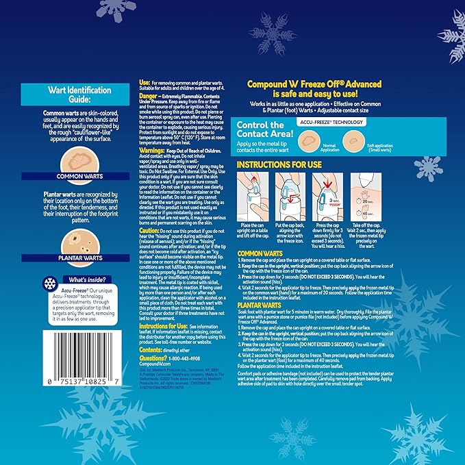 Compound W Freeze Off Advanced Wart 1 Count
