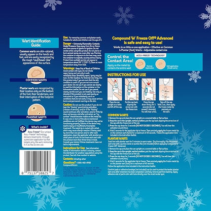 Compound W Freeze Off Advanced Wart 1 Count
