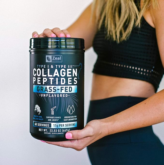 Pure Collagen Peptides Powder (11g 60 Servings)